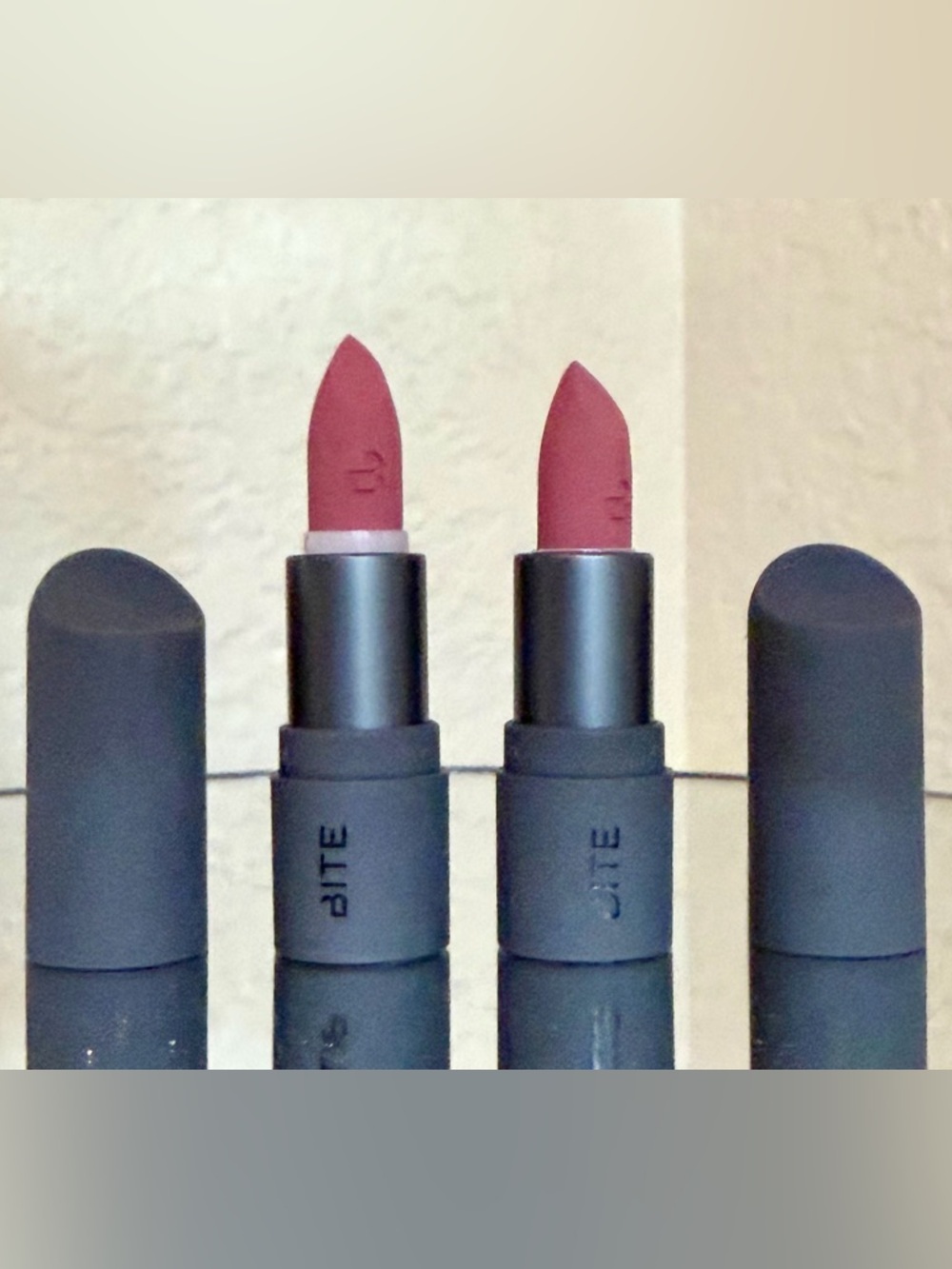 2 Bite Beauty Matte Lipstick Mini’s - Sugar Buns Discontinued Hard to Find!